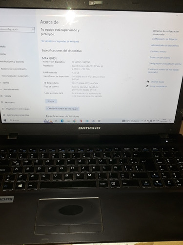 Notebook Bangho G0101 Intel Celeron 2950m 