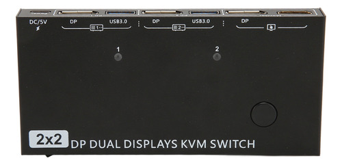 Monitor Dual Kvm Displayport 2 Entradas 2 Salidas 8k 30 Hz 4