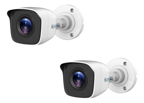 2 Câmeras Bullet Hilook Thc-b110-p 2,8mm 720p Hikvision Ip66