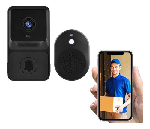 Timbre Inalambrico Con Camara Intercomunicador Wifi Para Cel