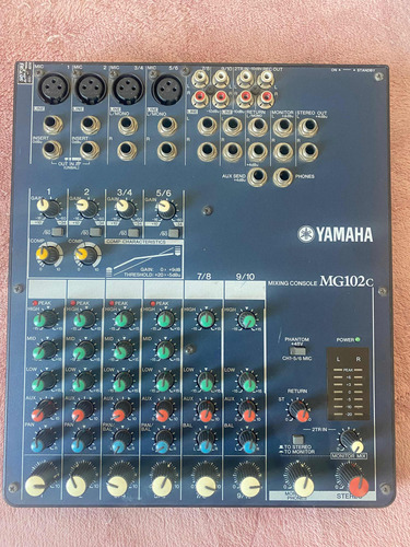 Mesa De Som Yamaha Mg102