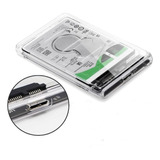 Cofre Case Transparente Para Disco Duro Sata 2.5 Usb3.0