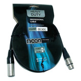 Cable Microfono Xlr Canon 3 Metro Moon Heavy Duty Ce3cc