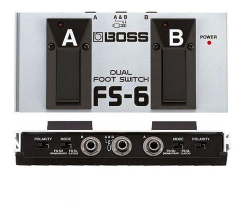 Boss Fs-6 Pedal Footswitch Amplificador Guitarra Eléctrica