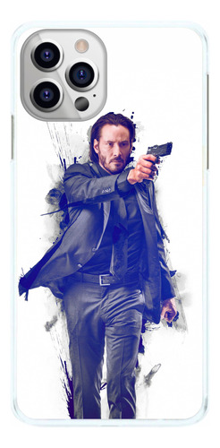 Capinha John Wick Fundo Branco Capa De Celular