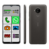 Smartphone Celular Nokia Idoso 4g 64gb Botão Sos Tela Grande