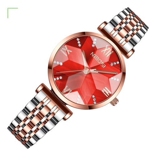 Relógio Feminino Pulseira Aço Original Analógico Elegante 