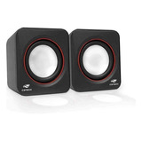 Caixa De Som Speaker 2.0 3w Sp-301bk Preta C3 Tech Cor Preto Usb