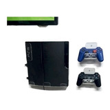 Soporte Acrilico Pared  Para  Ps3 Slim + 2 Sop Controles 