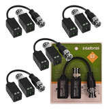 4 Pares Balun Passivo Vídeo Vb 500 P Intelbras Resolução 4k