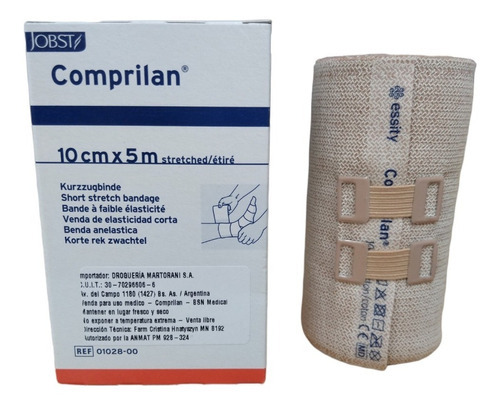 Venda De Compresión Bsn Medical Comprilan 10 Cm. X 5 Mt. Color Beige