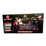 Kit Gamer Teclado + Auricular + Mouse + Pad 4 En 1 