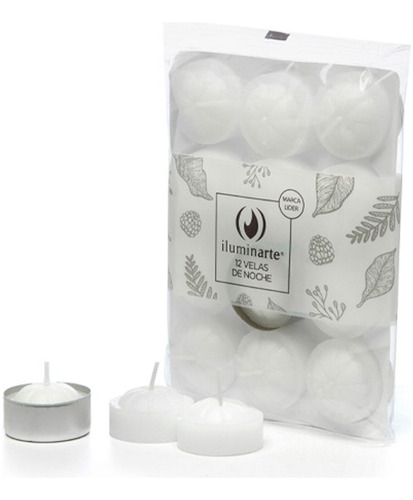 Velas De Noche Iluminarte 12 Pack X 12 Unidades