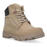 Botas Senderismo 62729pr Corte Nobuck Taupe Padre Tendencia