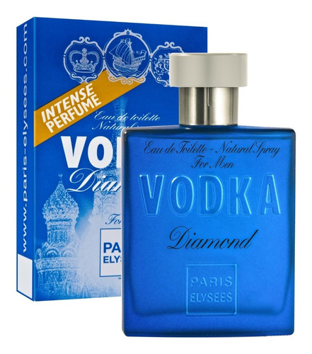 Perfume Importado Masculino Vodka Diamond Paris Elysees Edt