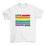 Playera Personalizada Pride Lgbt Orgullo Gay Love Wins Color