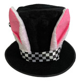 Regalo Top Hat Rabbits Ears Topper Sombrero De Felpa Headwear
