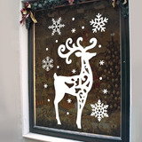 Adesivo Decorativo Vitrine Natal - Rena Natalina Neve