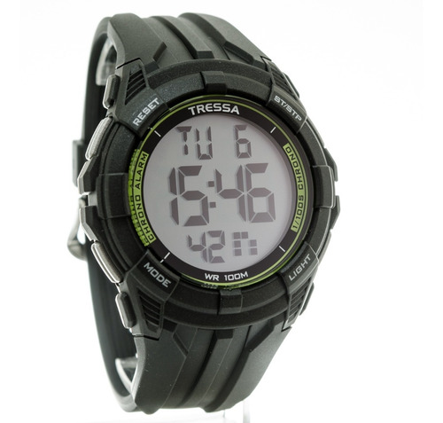 Reloj Tressa Digital Alarma Luz Crono Calendario Mitch