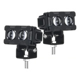 Par Faros Auxiliares Lupa Led Doble Color Alta Baja 12000lm