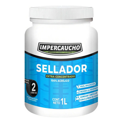 Impercaucho Sellador 1 Litro Extra Concentrado 100% Acrílico | Envío gratis