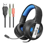 Fone De Ouvido Headset Usb Game Pc Xbox Ps3 Notebook