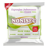 Nonisec Esponjas Jabonosas Aloe Vera Por 10 Unidades