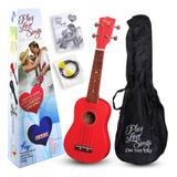 Kay Paquete De Ukelele Soprano De Lujo, 4 Cuerdas, Diestro, 