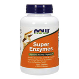 Now Foods Super Enzimas Enzymes Digestivas. 180 Capsulas