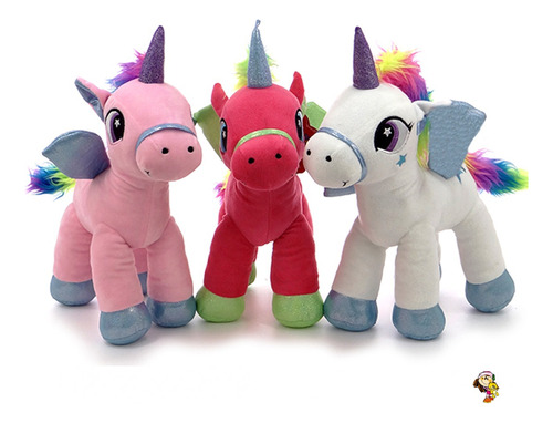 Peluche Unicornio Grande Total  Pony Importado!!