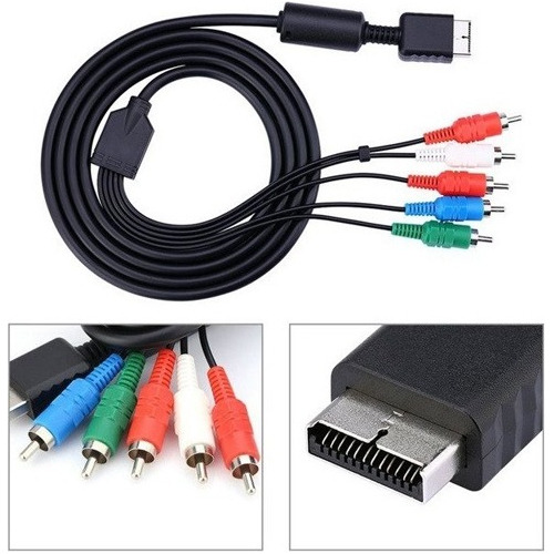 Cable Componente Compatible Consola Ps2, Ps3