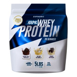 Proteína 100% Whey Euphoric 2.2 Kg Adicionada Con Creatina Sabor Vainilla