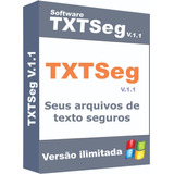 Software Txtseg - Seus Arquivos De Texto Protegidos