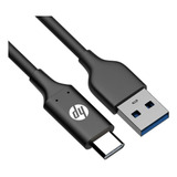 Cable Hp Dhc-tc101 Negro Con Entrada Usb Tipo C A Usb 3.0