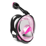 Mascara Buceo Careta Snorkel Full Face Soporte Camara Gopro 