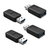 Adaptador Macho A Hembra 3 Paquetes Usb 3.0 Tipo A