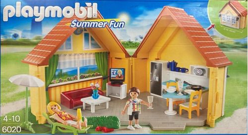Playmobil Summer Fun Casita Transportadora Con Muebles Usado