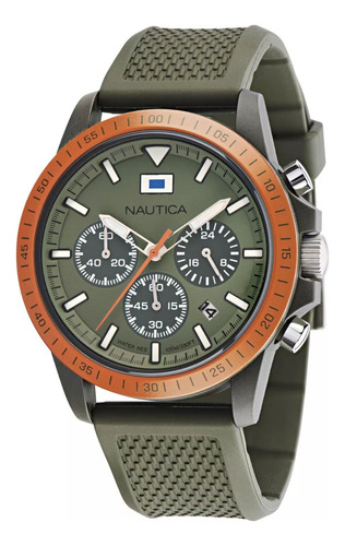 Reloj Para Hombre Nautica One Eco Napnof3s2 Verde