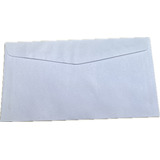 Sobres De Papel Comercial Carta Blanco 11x16cm 80g X 500 U