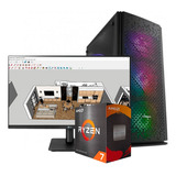 Pc Arquitectura Ryzen 7 5700+1660 Super+monitor 24  Sketchup