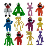 12pcs Roblox Rainbow Friends Acción Figura Modelo Juguete 