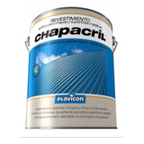 Plavicon Chapacril Pintura Para Chapas Zinc Galvanizada 1 L Acabado Satinado Color Negro