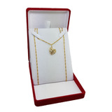 Oferta Hermoso Conjunto Cadena + Medalla 15 Años Enchap 18kt