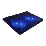 Base Cooler Para Notebook Noga Led 13 A 17 Ult Modelo + Resistente Color Negro Color Del Led Azul