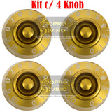 Knob Guitarra Les Paul Kit 4 Unidades Dourado Phx