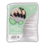 Tips Para Uñas Long Tapered Square City Girl 100 Pcs