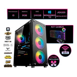 Cpu Gamer Barato I5 8gb Ssd 240gb Kit Gamer Completo