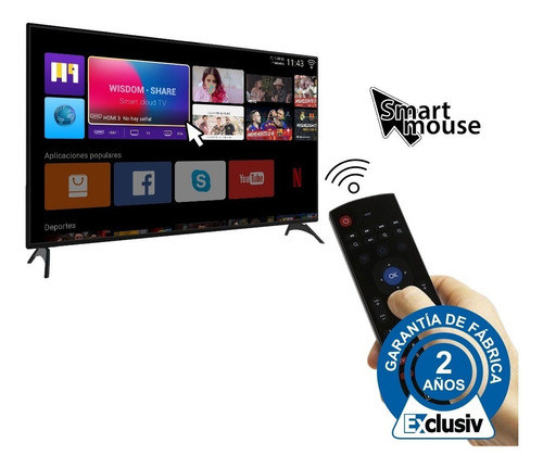 Televisor Smart Tv 4k 50 PuLG Uhd Exclusiv 2 Años Garantia 
