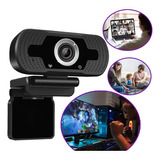 Full Hd 1080 Webcam Usb Câmera De Visão 360º Mini Microfone