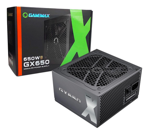 Fonte Gamer Gamemax Gx650, 650w, 80 Plus Gold, Pfc Ativo,